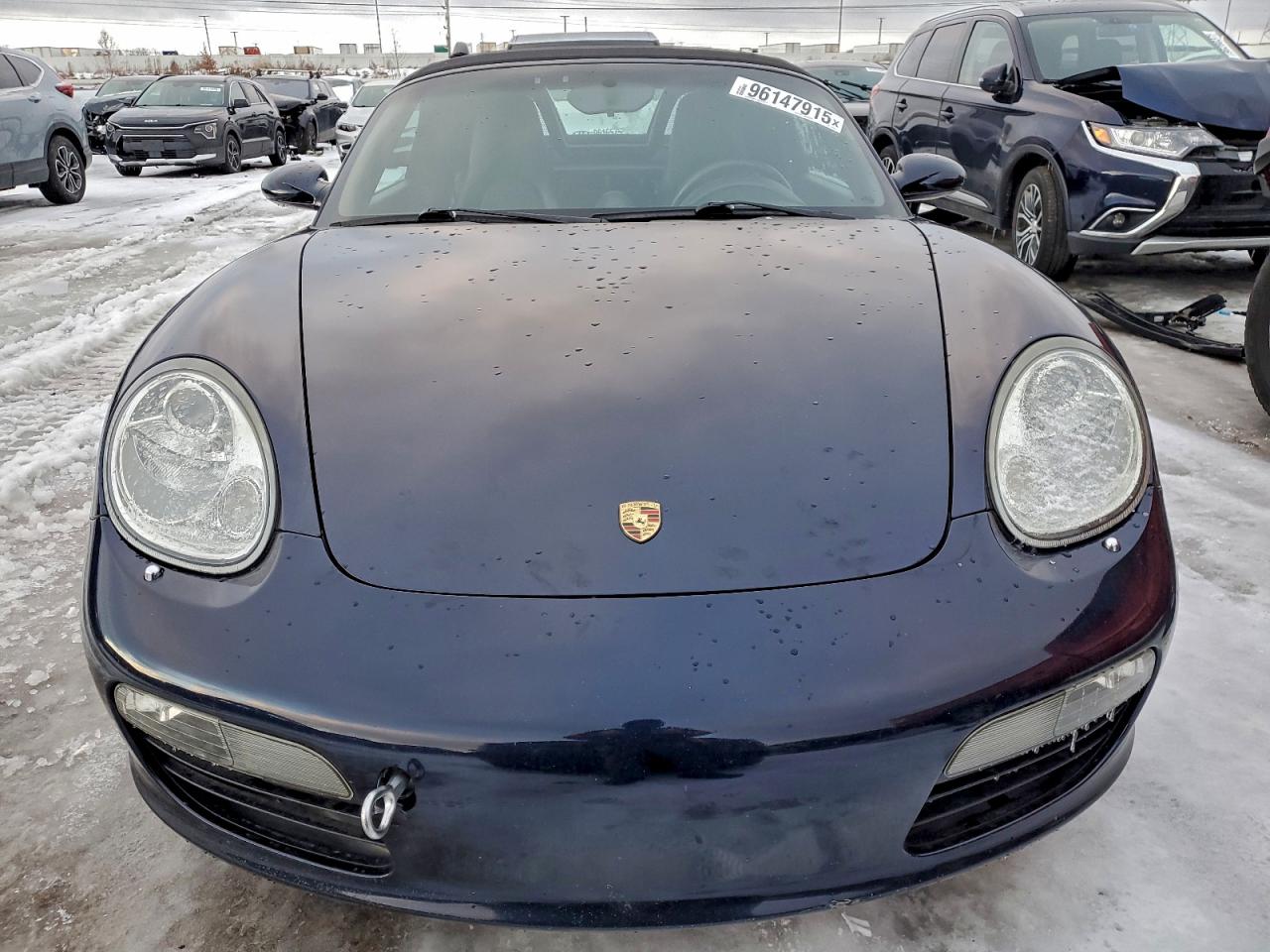 2005 Porsche Boxster Синий vin: WP0CA29895S710153