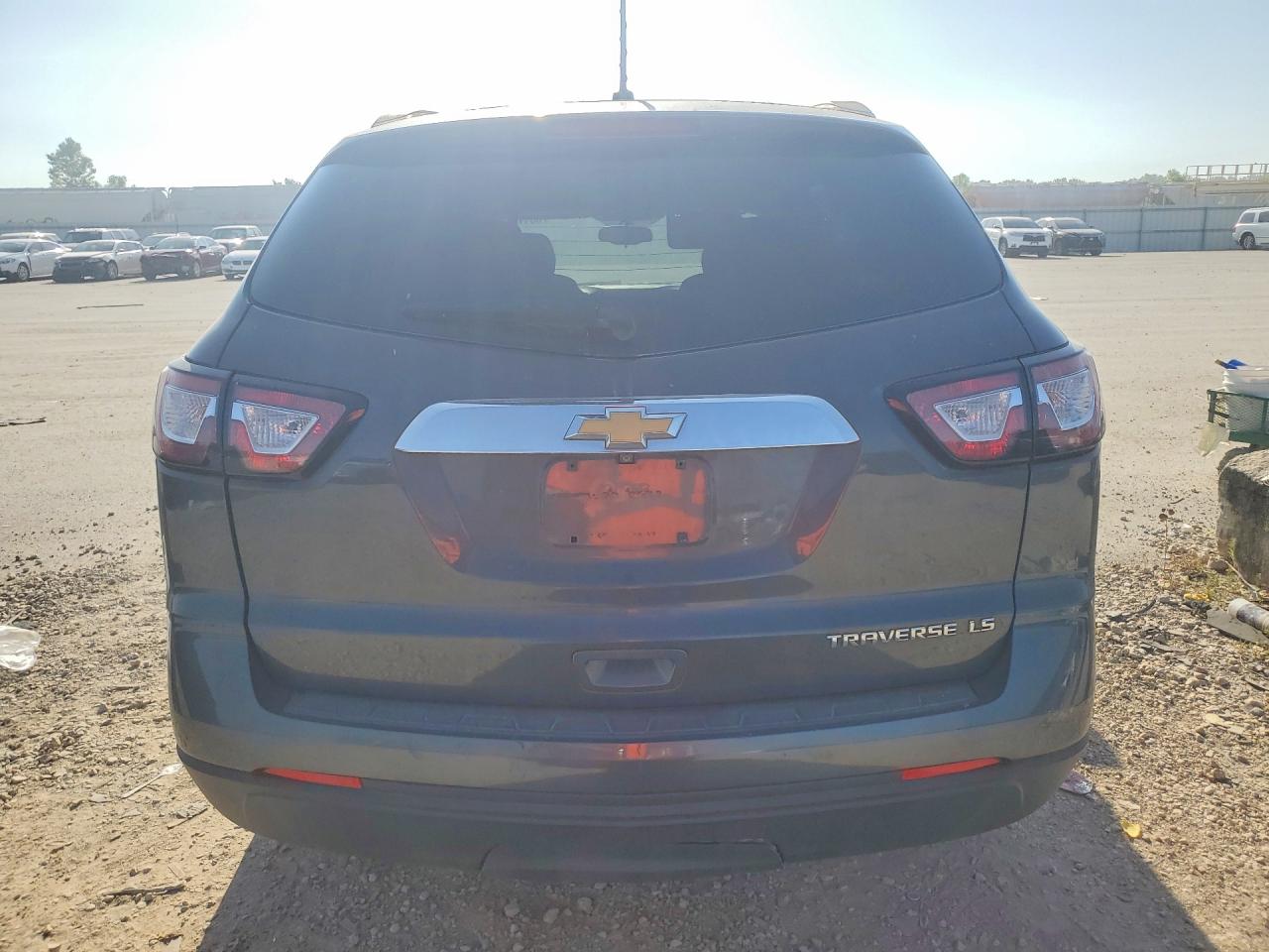 2013 Chevrolet Traverse Ls Gray vin: 1GNKRFED7DJ100911