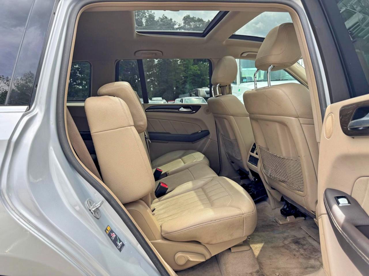 2015 Mercedes-benz Gl 450 4matic Silver vin: 4JGDF6EE5FA497469