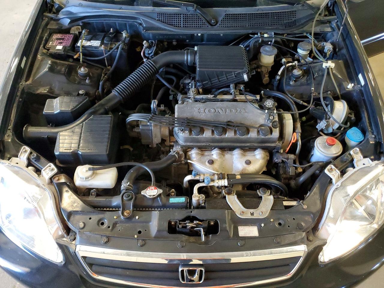 1999 Honda Civic Lx Black vin: 2HGEJ6575XH551222