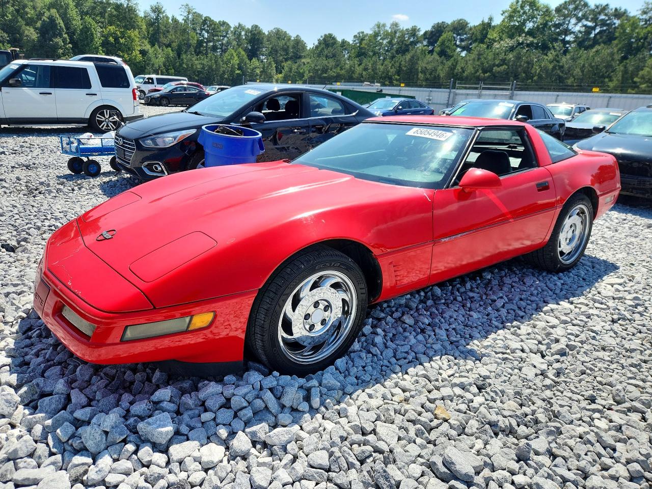 1996 Chevrolet Corvette Red vin: 1G1YY22P7T5100193