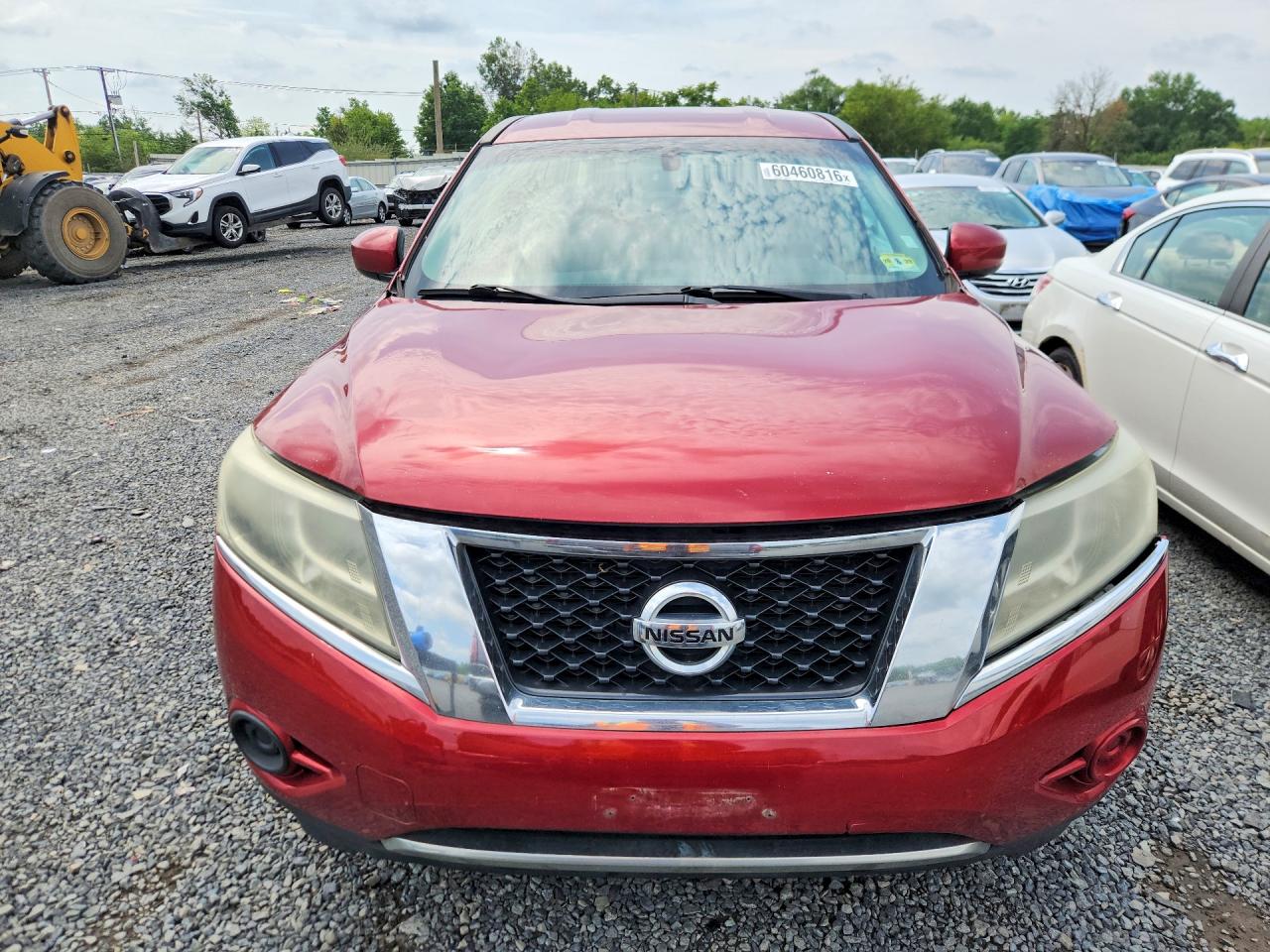 2014 Nissan Pathfinder S Red vin: 5N1AR2MM2EC721389