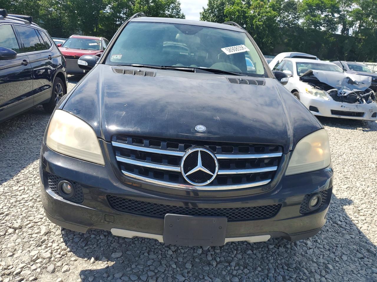 2007 Mercedes-benz Ml 350 Black vin: 4JGBB86E47A201937