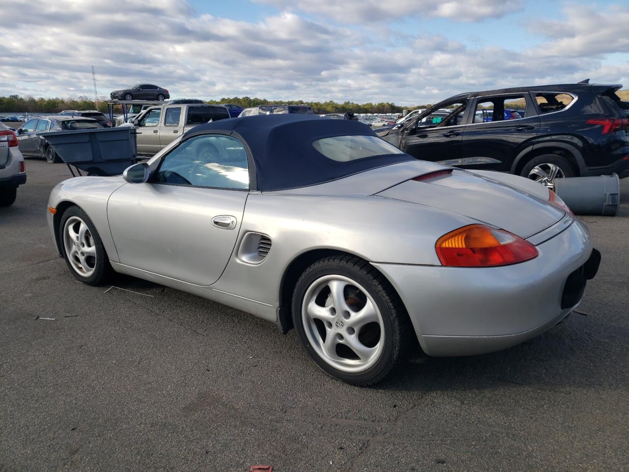 1997 Porsche Boxster Silver vin: WP0CA298XVS622891