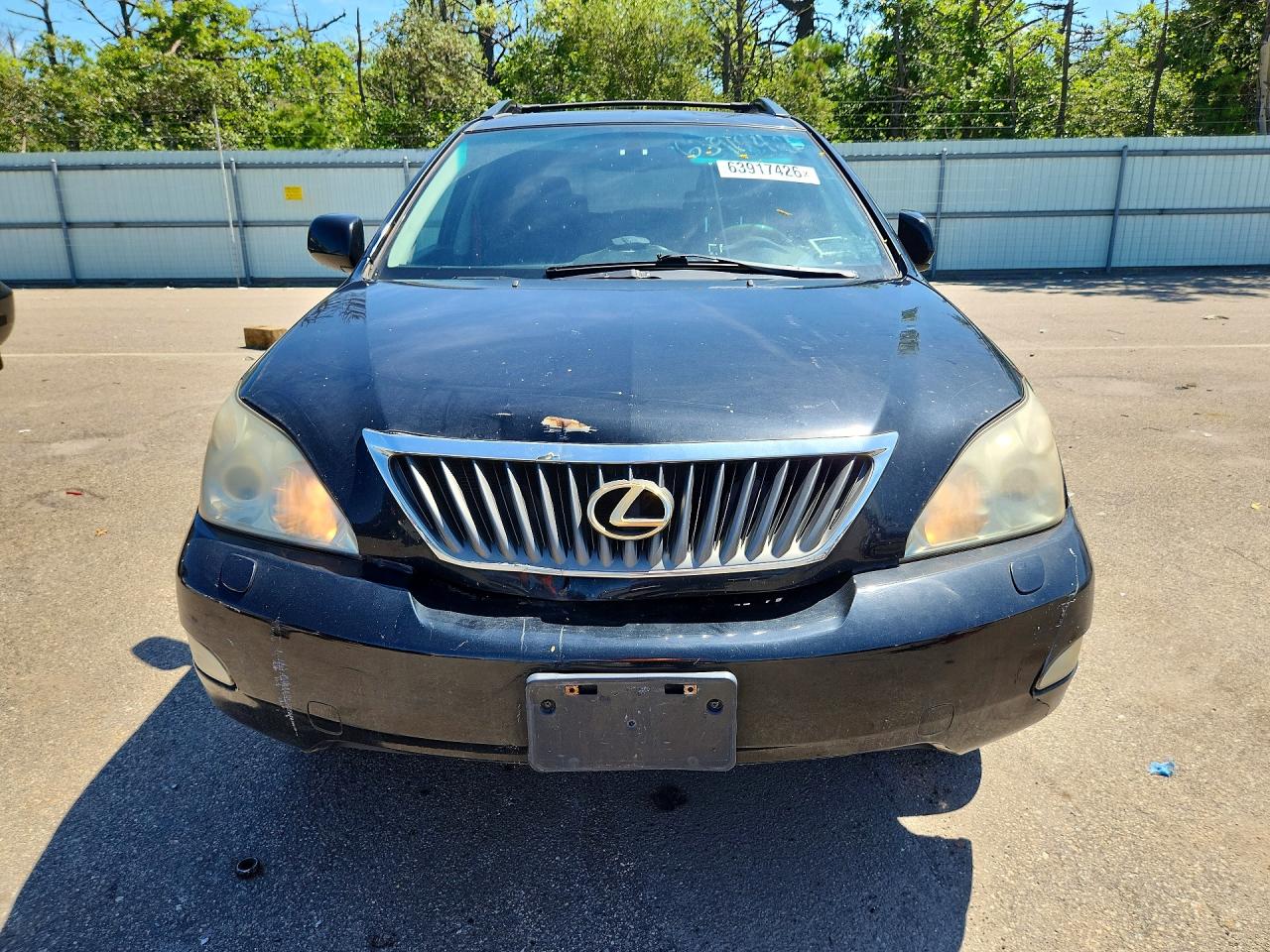 2008 Lexus Rx 350 Black vin: 2T2HK31U78C060242