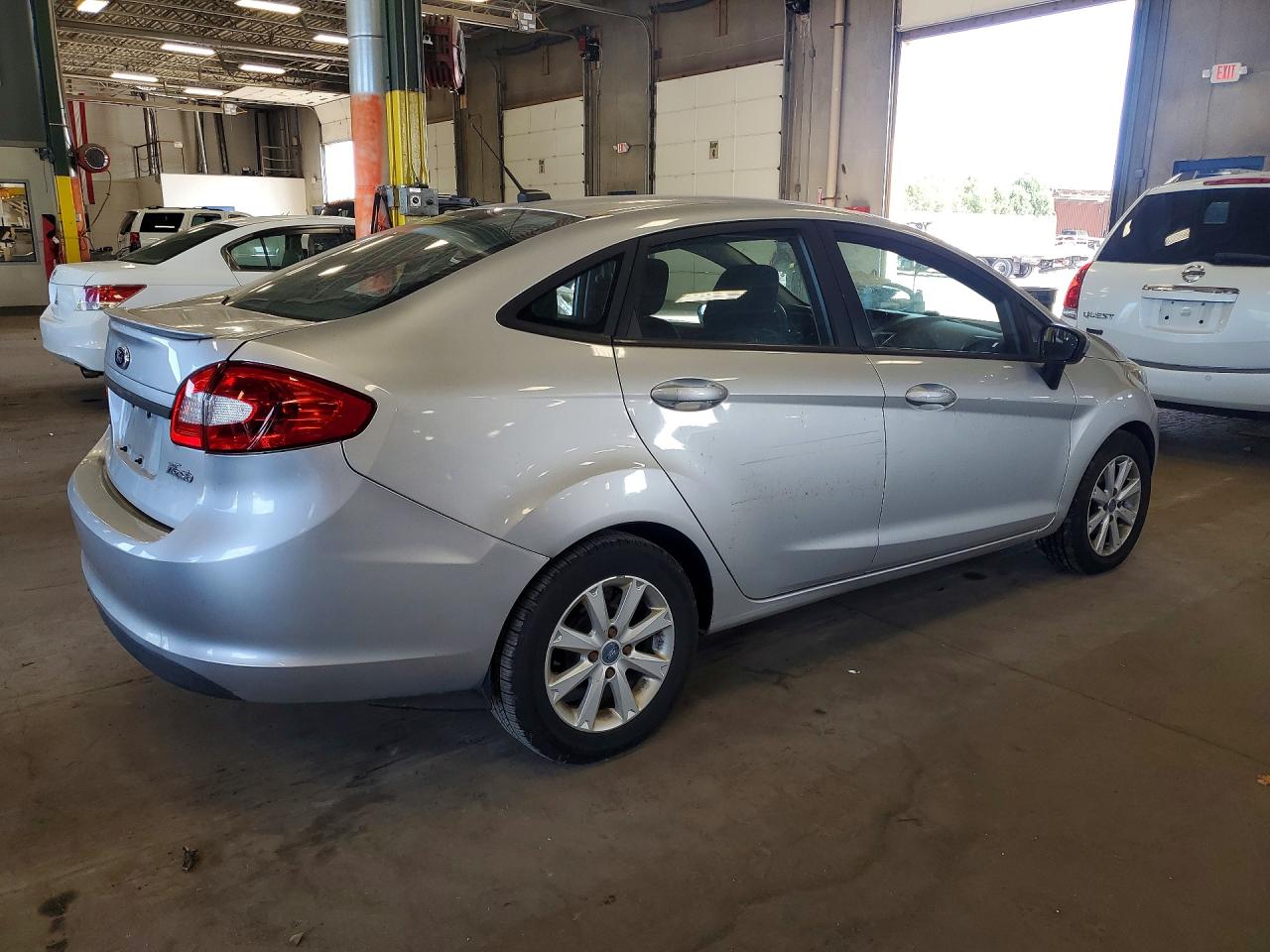 2012 Ford Fiesta Se Silver vin: 3FADP4BJ4CM164773