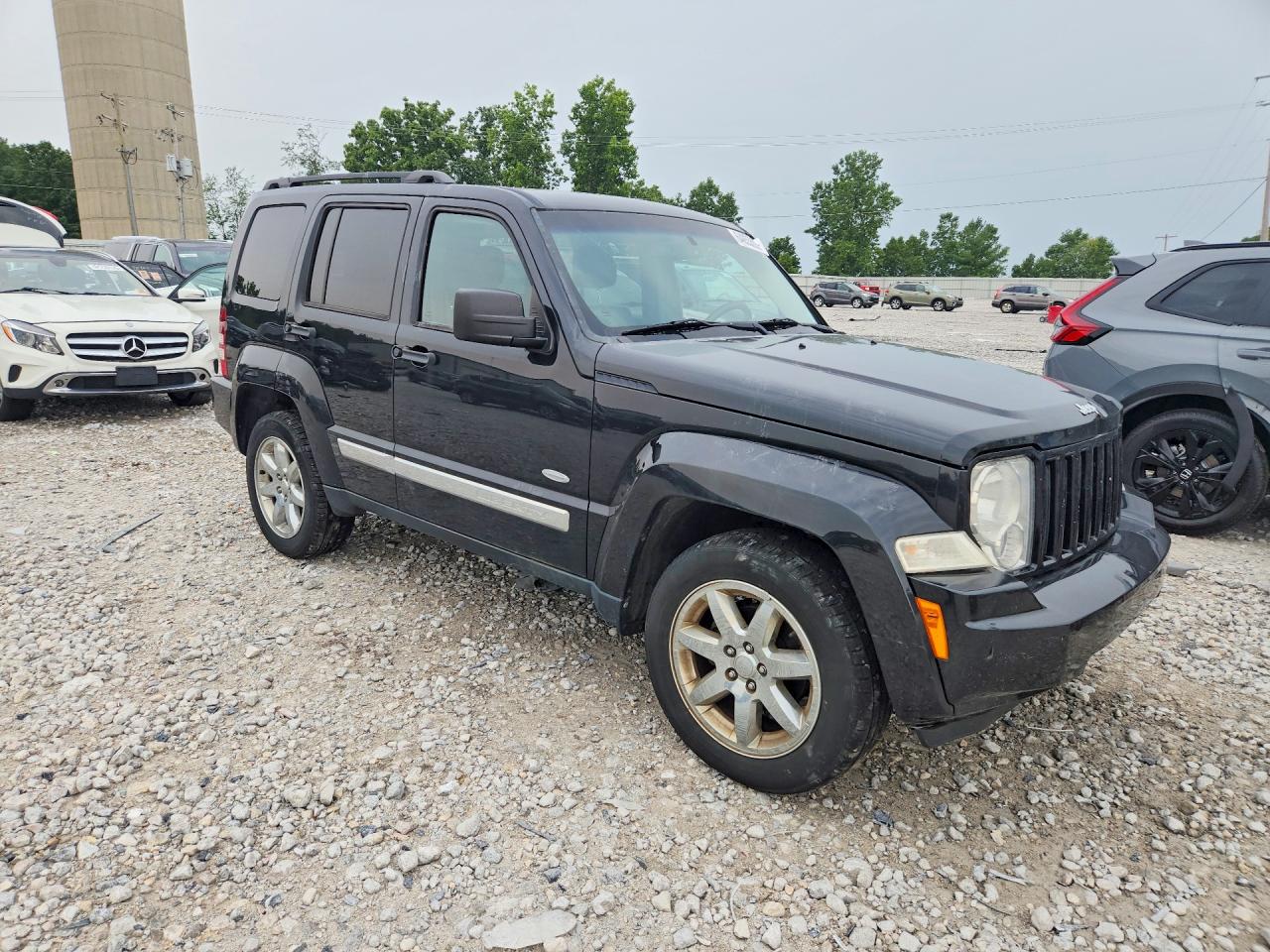 2012 Jeep Liberty Sport Черный vin: 1C4PJMAK3CW196679