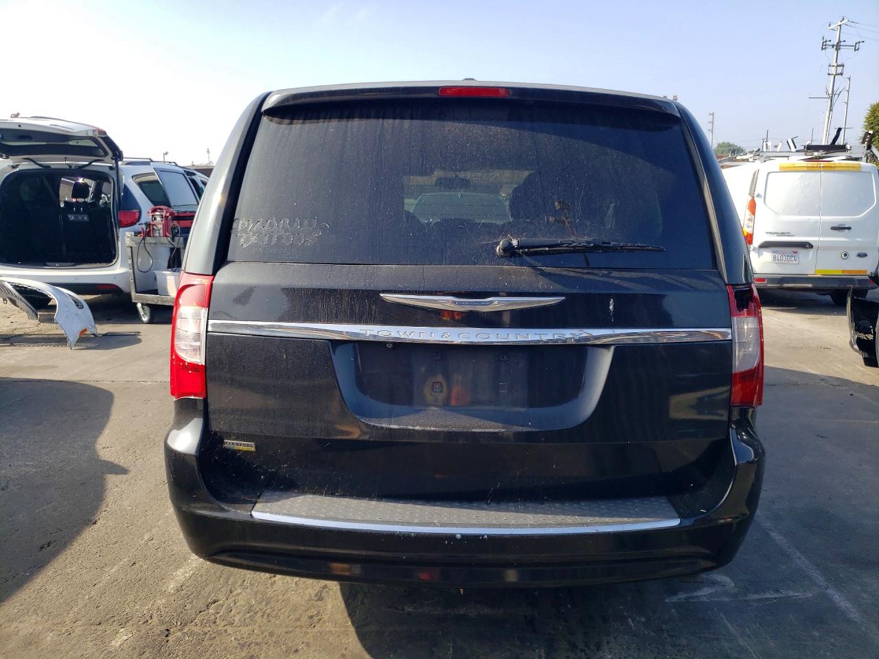 2012 Chrysler Town & Country Touring Black vin: 2C4RC1BG0CR293312