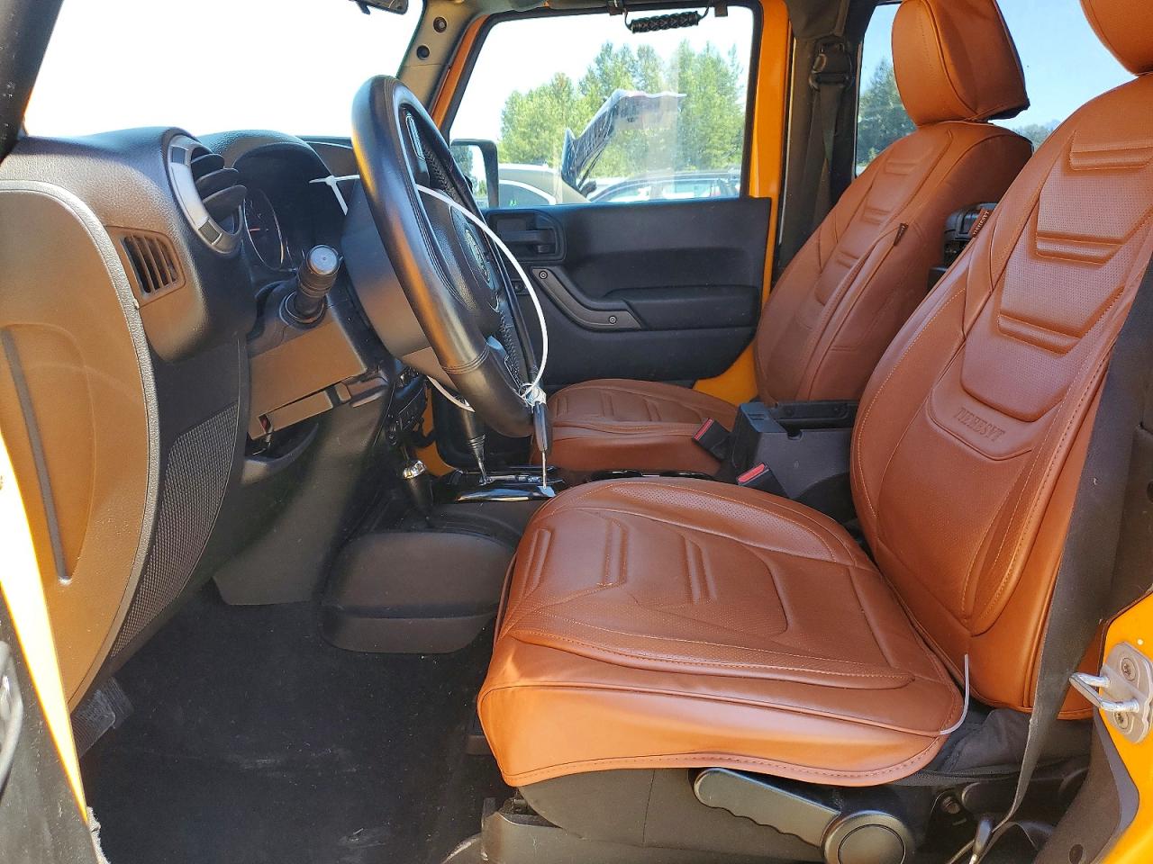 2012 Jeep Wrangler Sport Yellow vin: 1C4GJWAG6CL213998