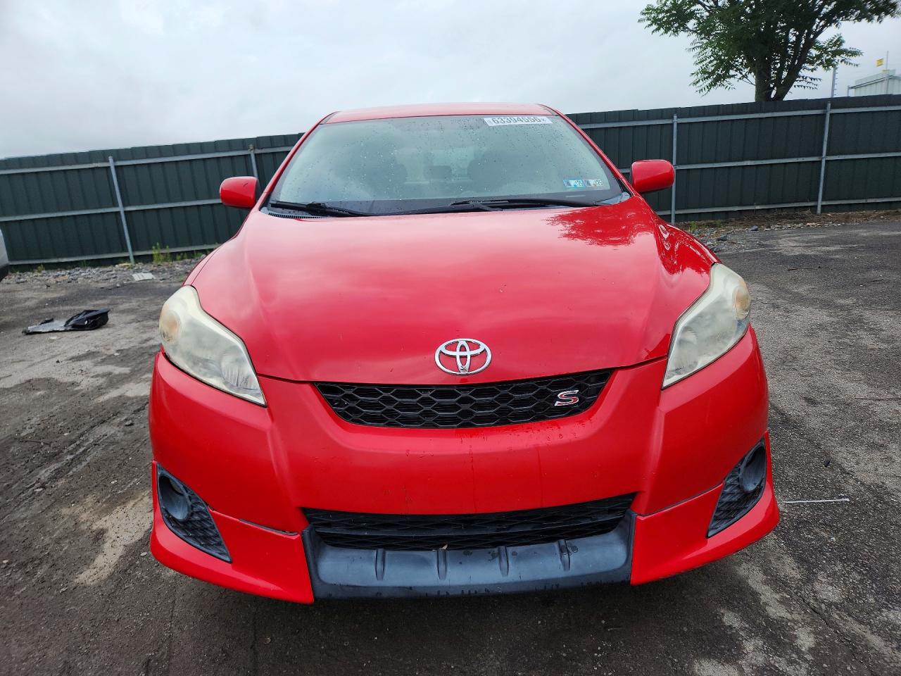 2010 Toyota Corolla Matrix S Red vin: 2T1LE4EE1AC017326
