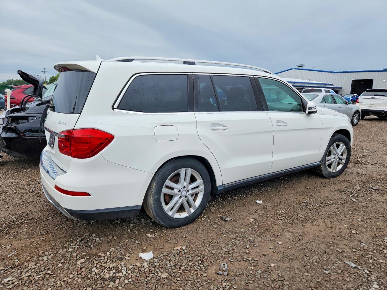 2014 Mercedes-benz Gl 450 4matic White vin: 4JGDF7CE8EA369184