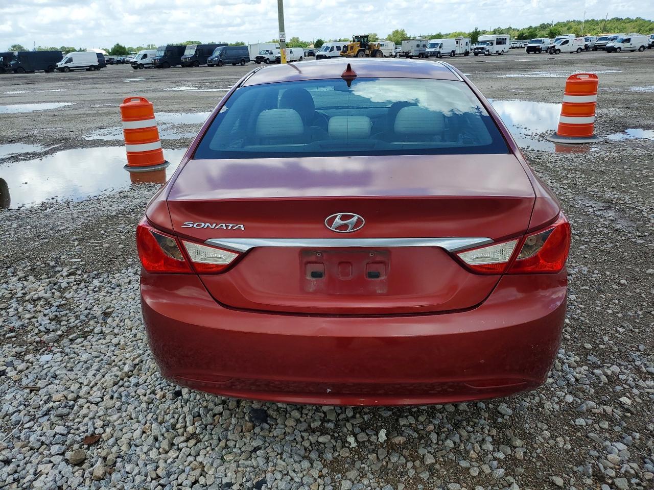 2012 Hyundai Sonata Gls Red vin: 5NPEB4AC1CH319396
