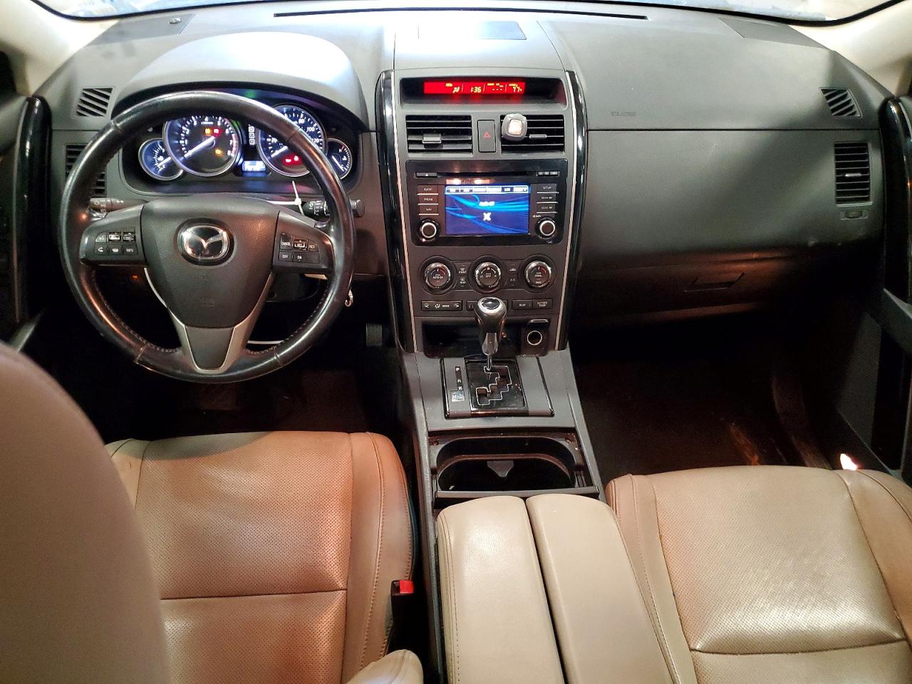 2015 Mazda Cx-9 Touring White vin: JM3TB3CA8F0451433