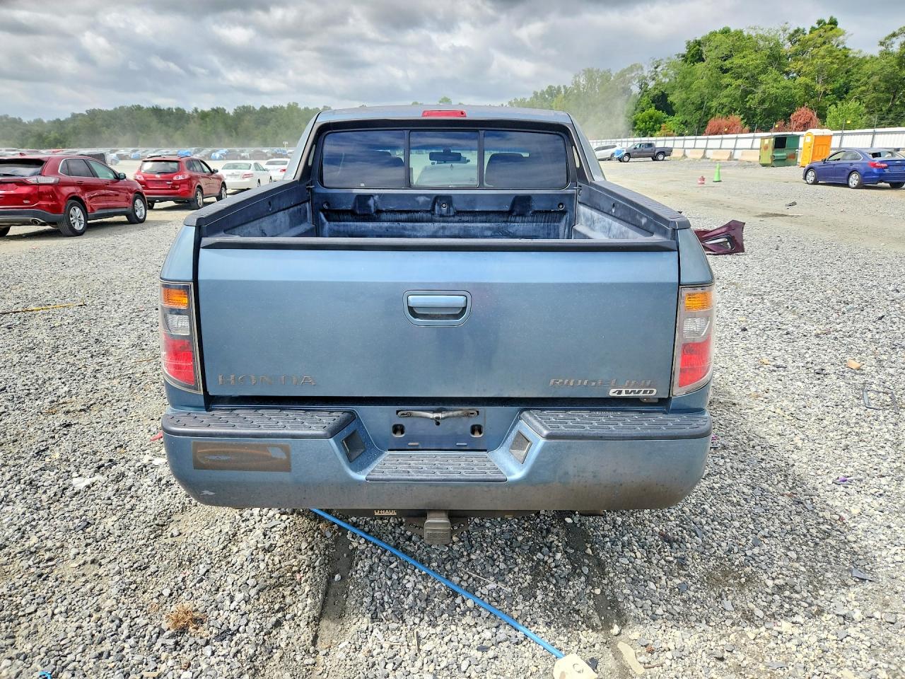 2007 Honda Ridgeline Rtl Blue vin: 2HJYK16547H548672