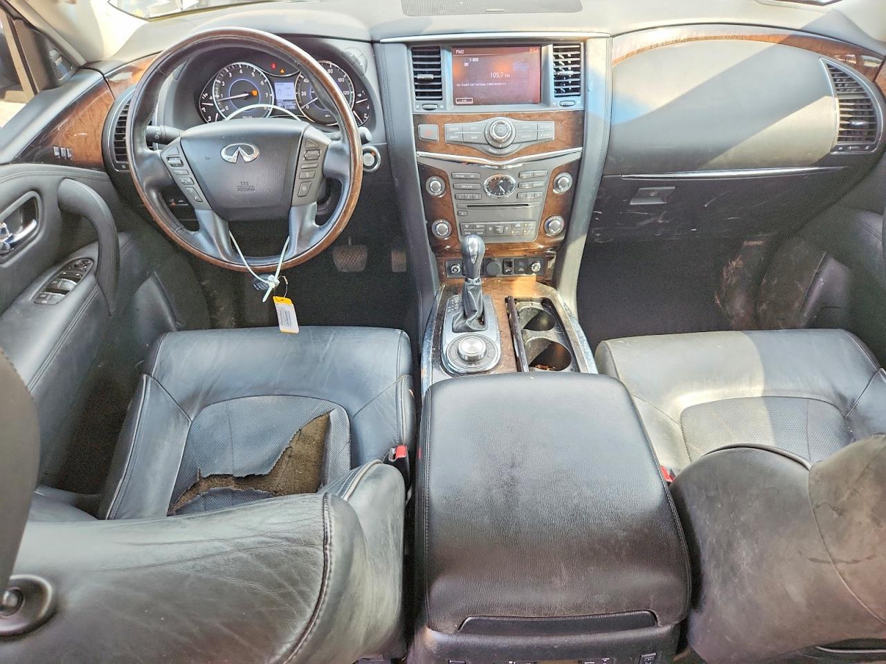 2013 Infiniti Qx56 Base Burgundy vin: JN8AZ2NE9D9041369