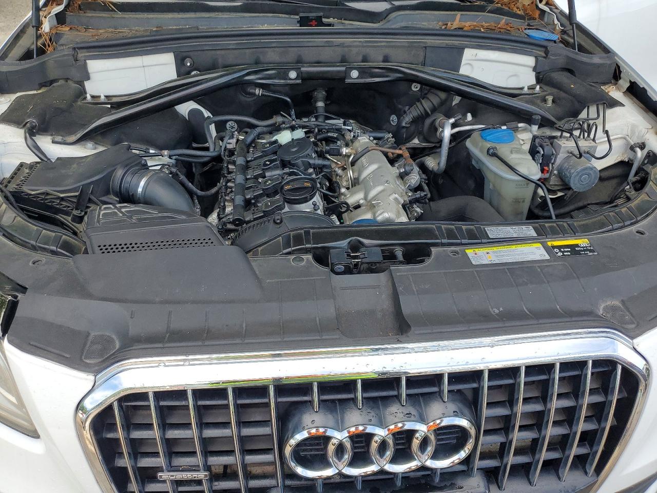 2013 Audi Q5 Premium Plus Белый vin: WA1LFAFP1DA084278