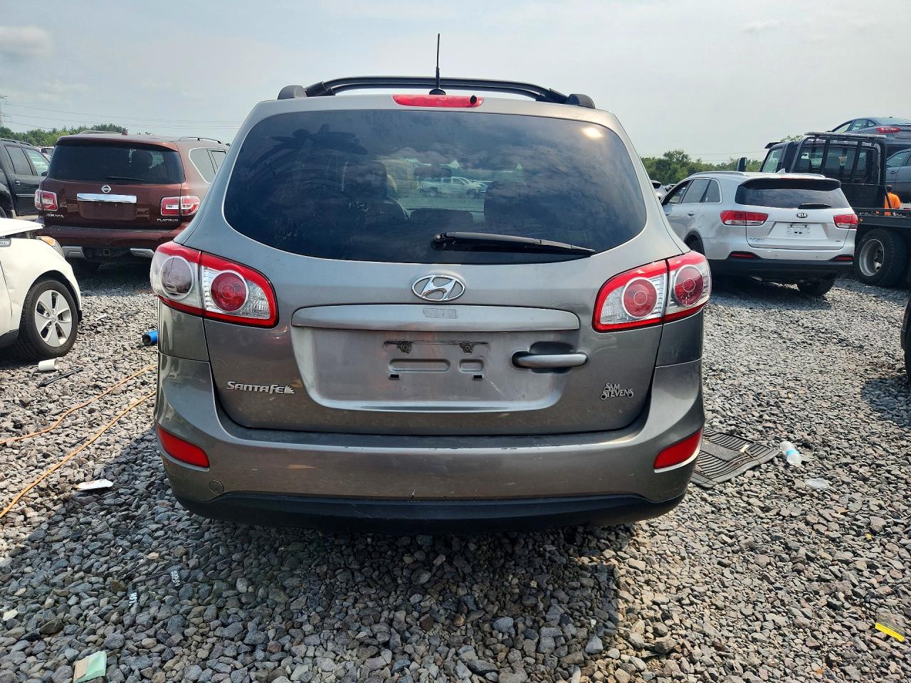 2012 Hyundai Santa Fe Gls Gray vin: 5XYZG3AB6CG122056