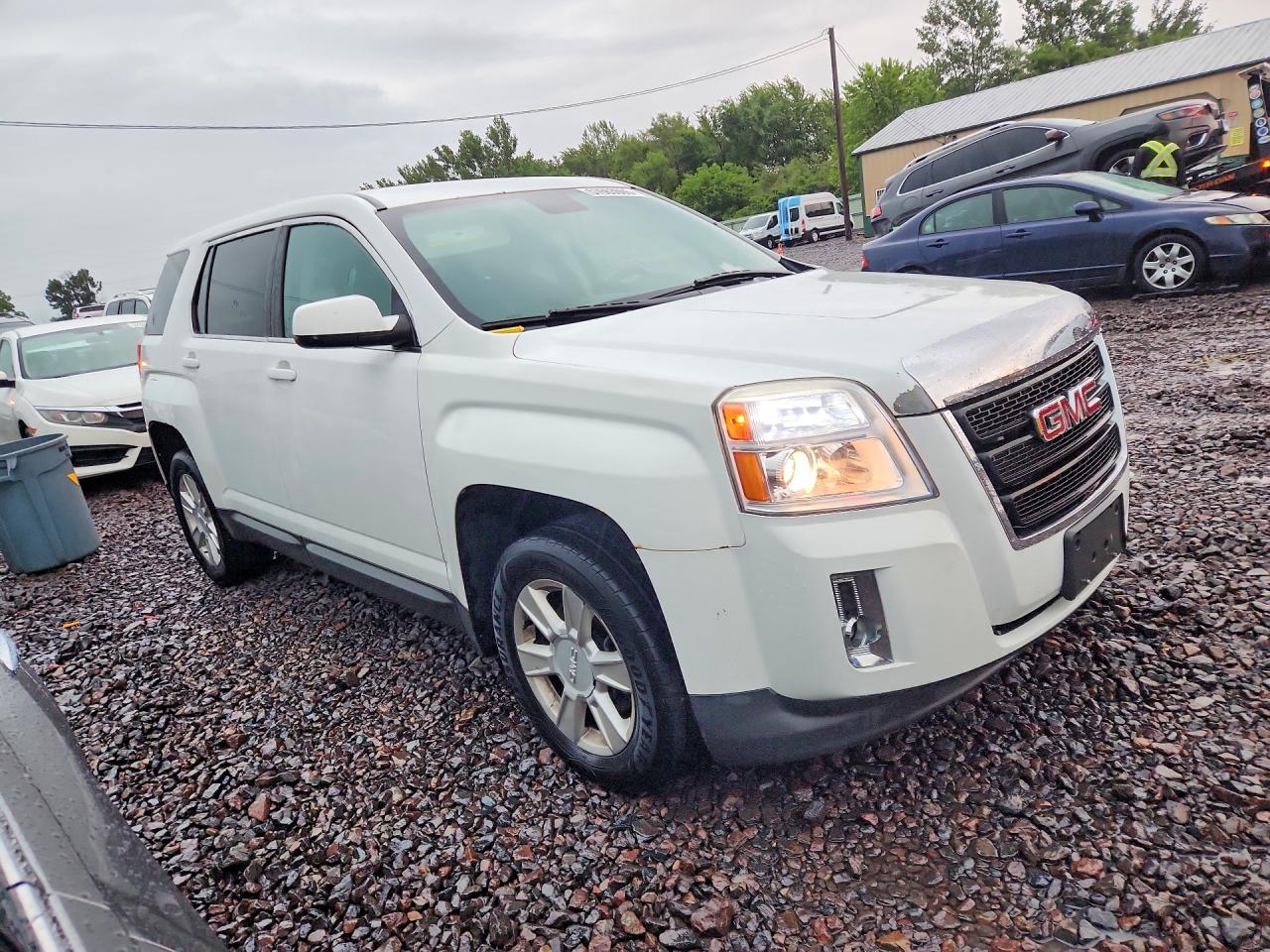 2013 Gmc Terrain Sle White vin: 2GKALMEK8D6398069