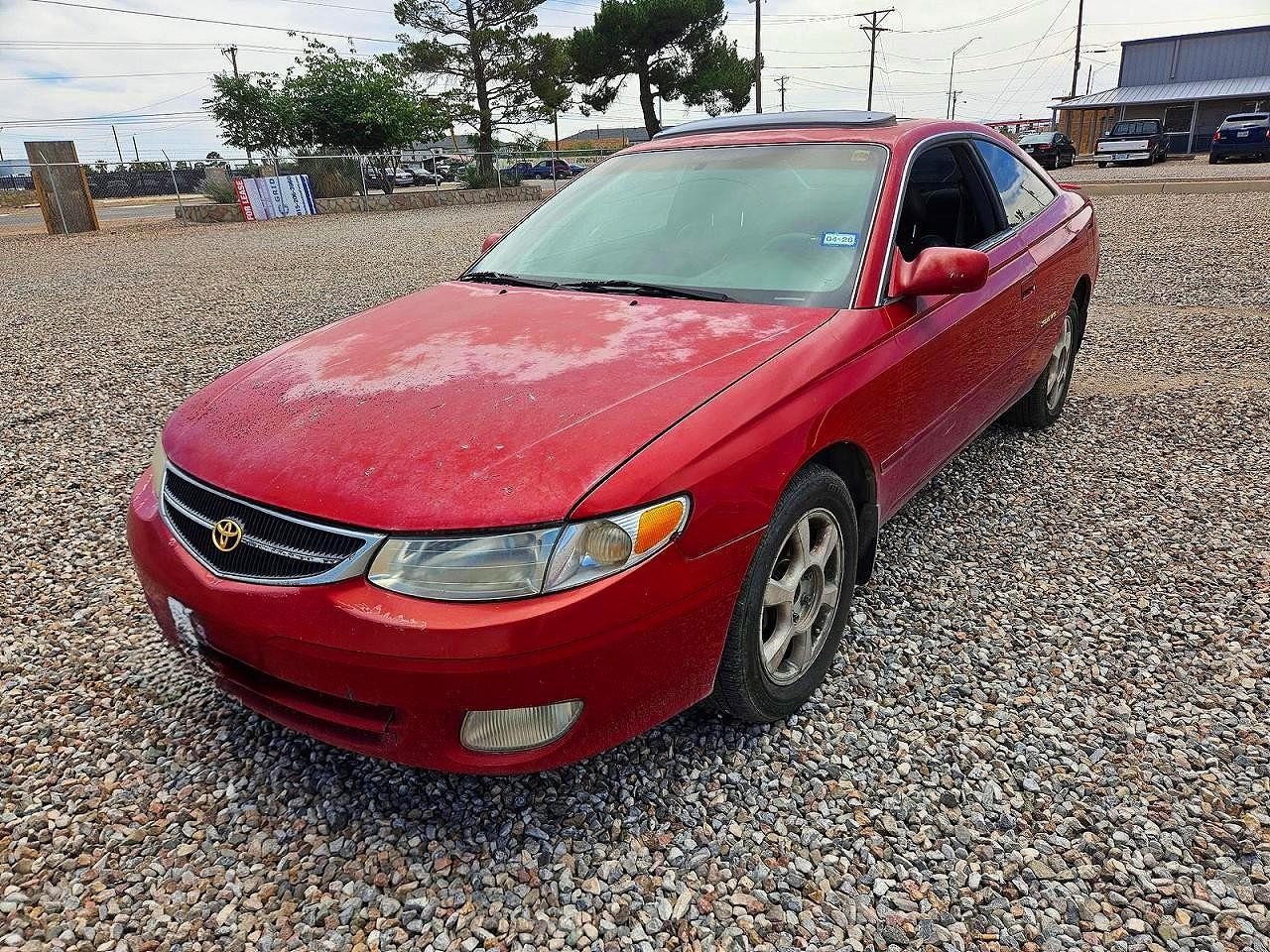 1999 Toyota Camry Solara Sle V6 Burgundy vin: 2T1CF22P5XC135377