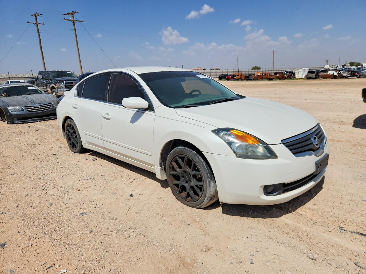 2009 Nissan Altima 2.5 White vin: 1N4AL21E39N439328