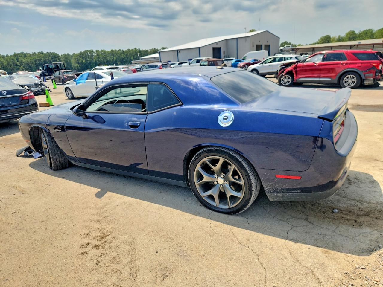 2015 Dodge Challenger Sxt Blue vin: 2C3CDZAG5FH856193