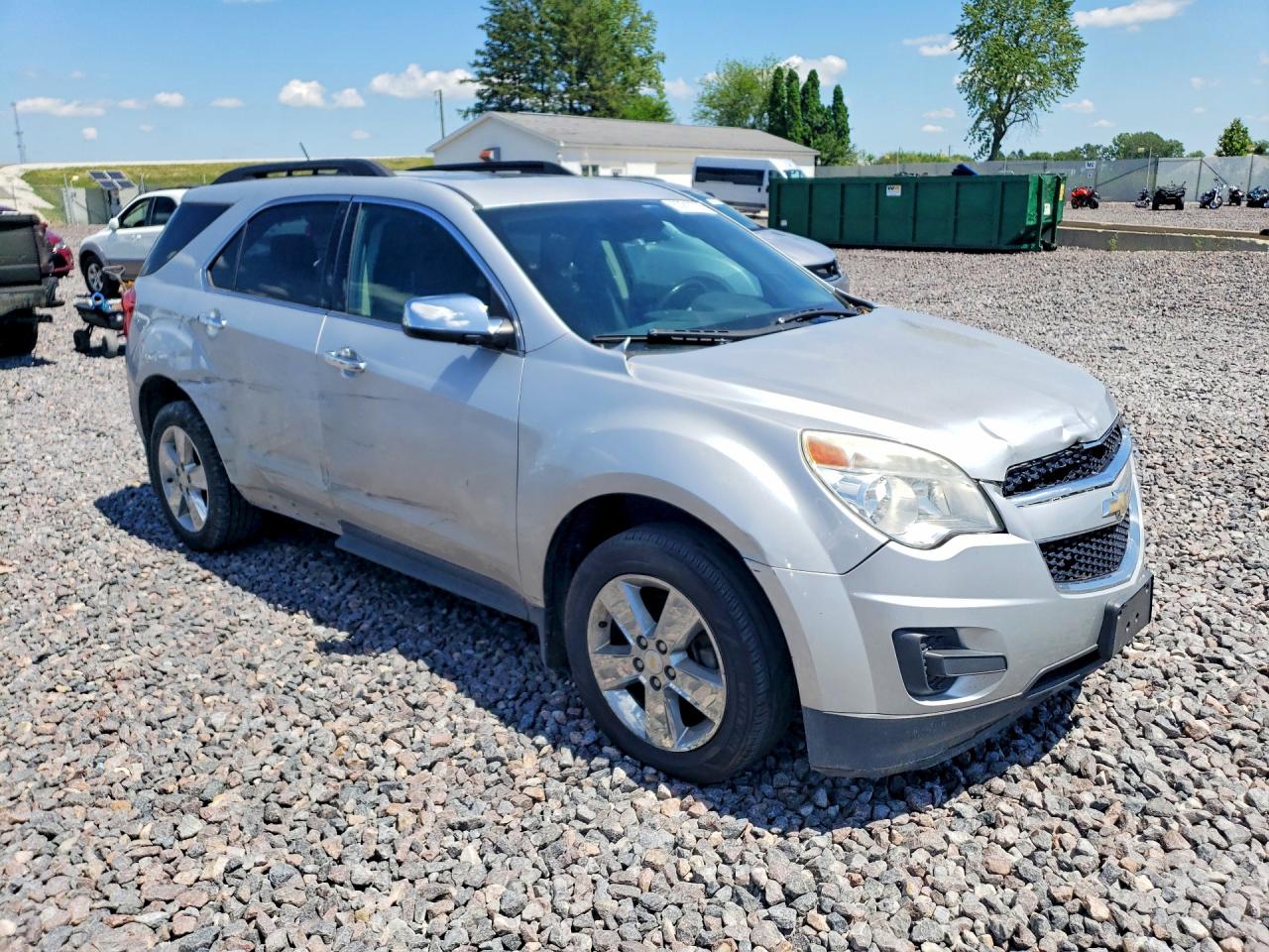 2015 Chevrolet Equinox Lt Silver vin: 2GNALBEK5F6394037