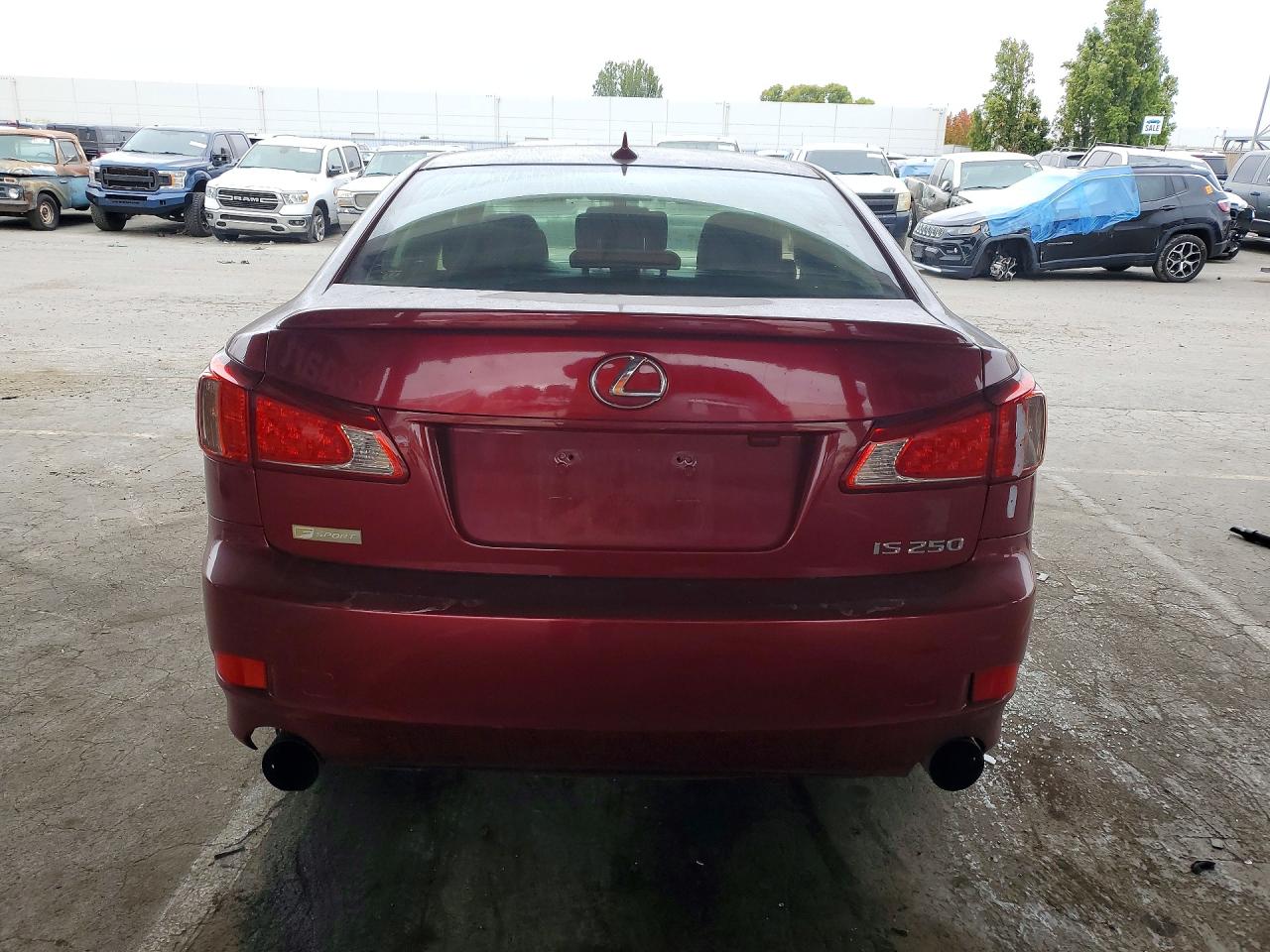 2013 Lexus Is 250 Burgundy vin: JTHBF5C27D5189724