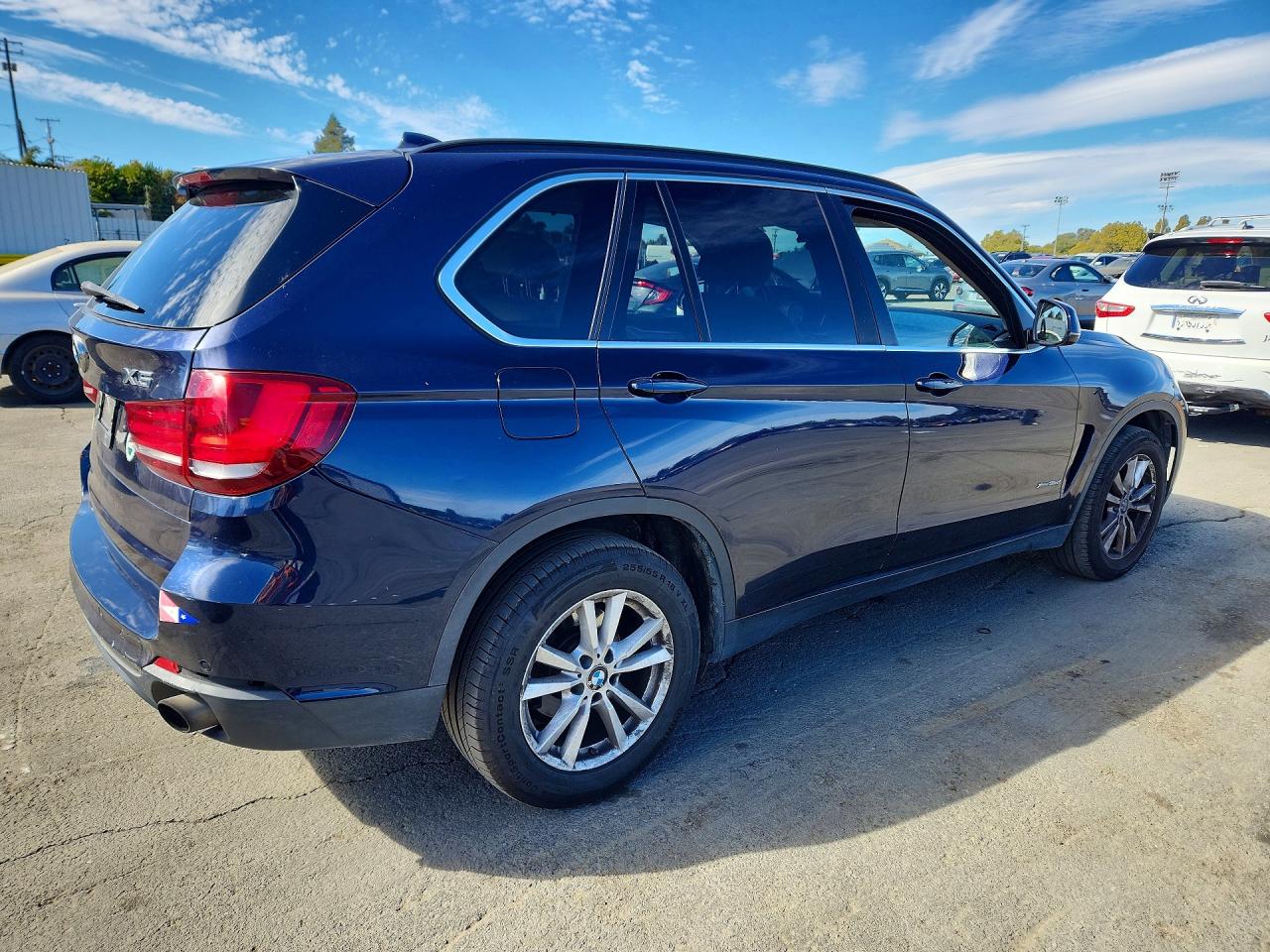 2015 Bmw X5 Xdrive35d Blue vin: 5UXKS4C58F0N07866