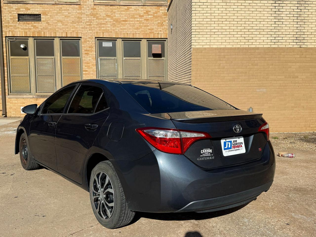 2015 Toyota Corolla S Gray vin: 2T1BURHE3FC415667