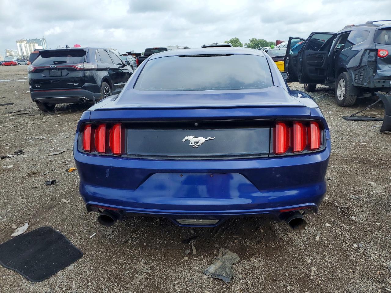 2015 Ford Mustang Blue vin: 1FA6P8TH4F5357771