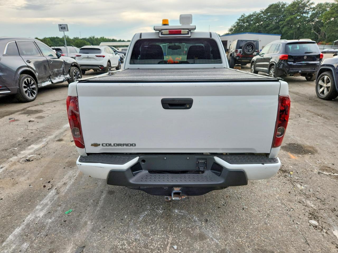 2012 Chevrolet Colorado White vin: 1GCESBFE5C8169564