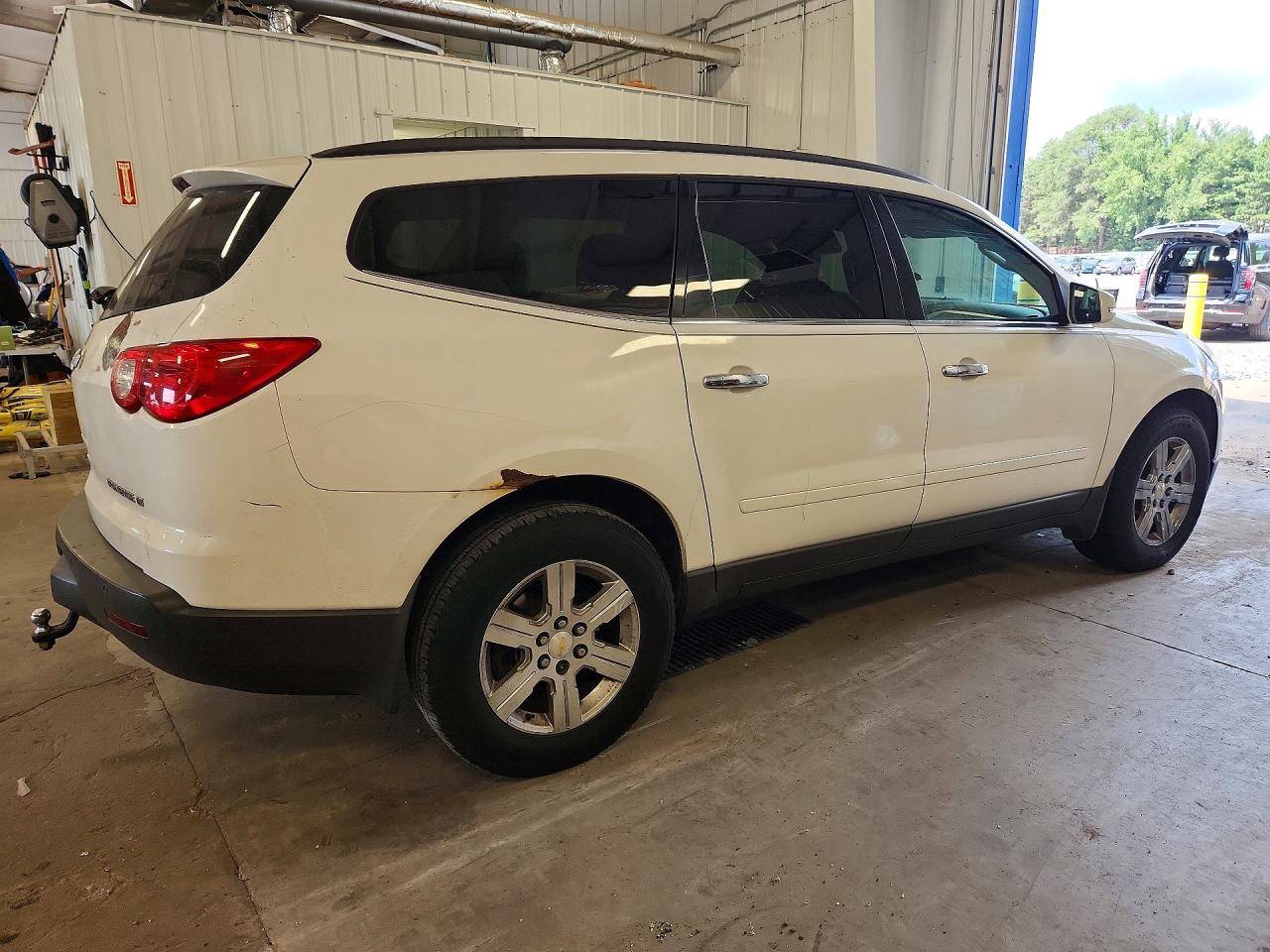 2012 Chevrolet Traverse Lt White vin: 1GNKVGEDXCJ191219