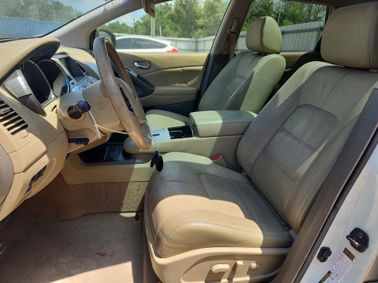 2014 Nissan Murano Sl White vin: JN8AZ1MU6EW420495