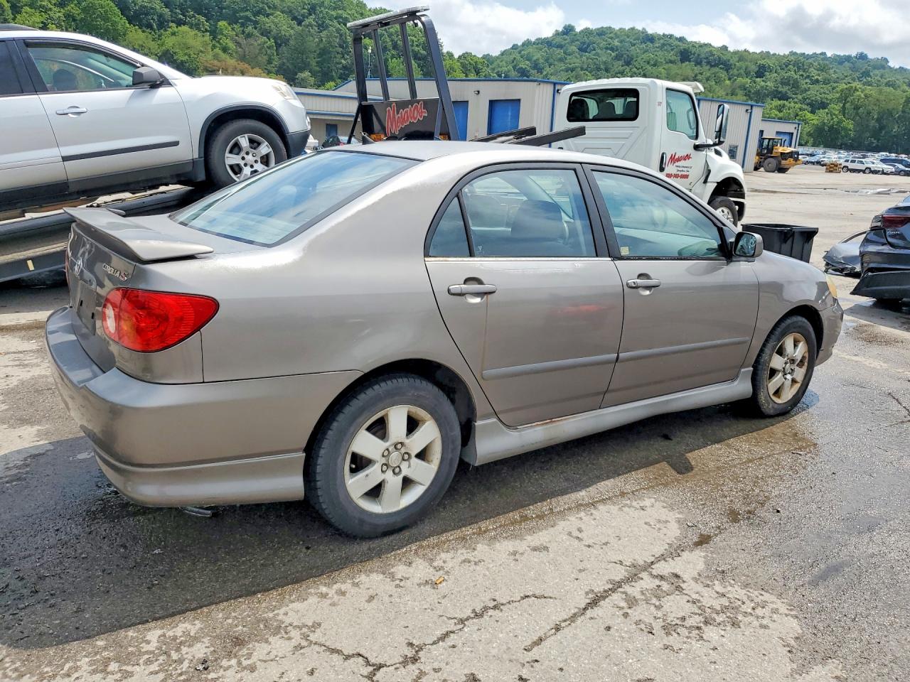 2003 Toyota Corolla S Silver vin: 1NXBR32EX3Z061387