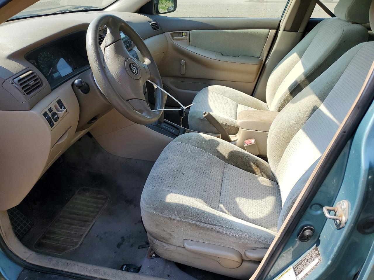 2005 Toyota Corolla Ce Green vin: 2T1BR32E95C493294