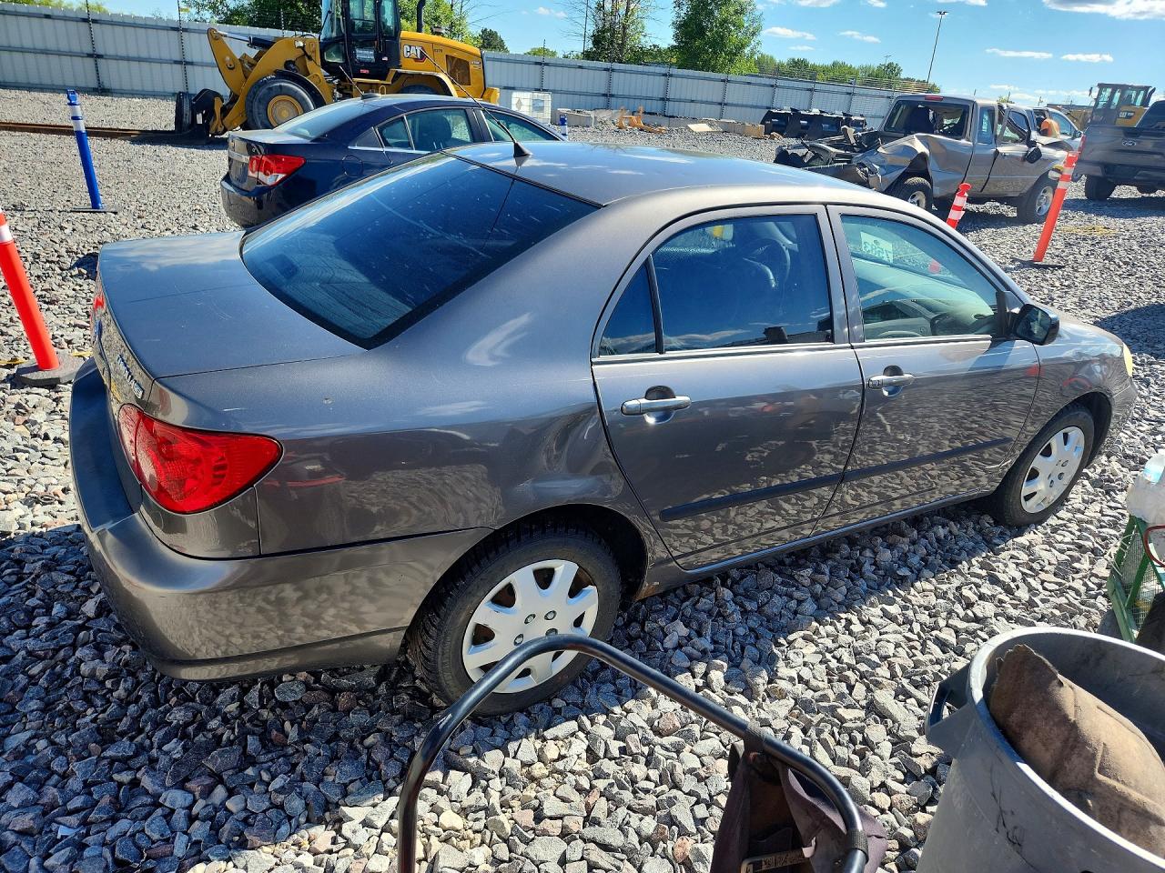 2006 Toyota Corolla Ce Gray vin: 1NXBR32E86Z702024