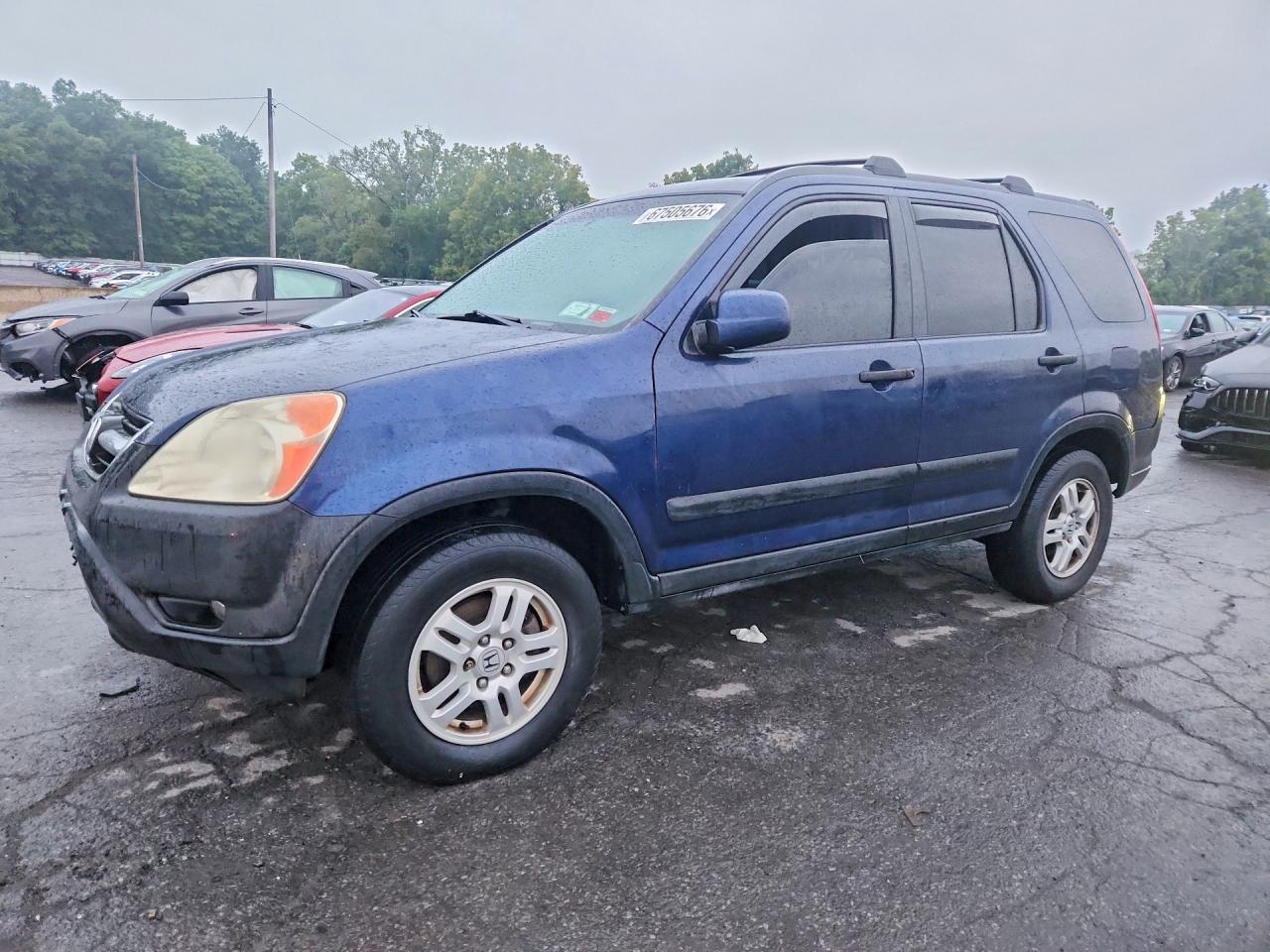 2003 Honda Cr-v Ex Синий vin: SHSRD78883U159507