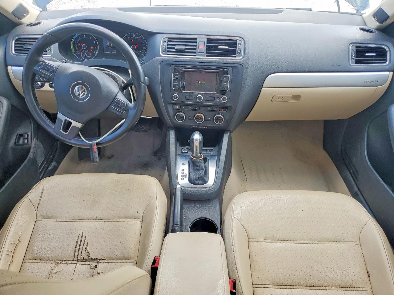 2013 Volkswagen Jetta Hybrid Зеленый vin: 3VW637AJXDM225981