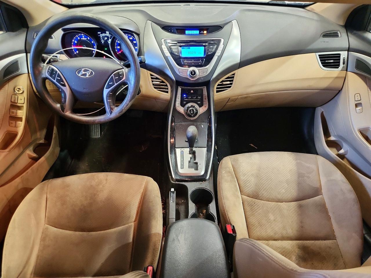 2013 Hyundai Elantra Gls Черный vin: KMHDH4AE2DU575125
