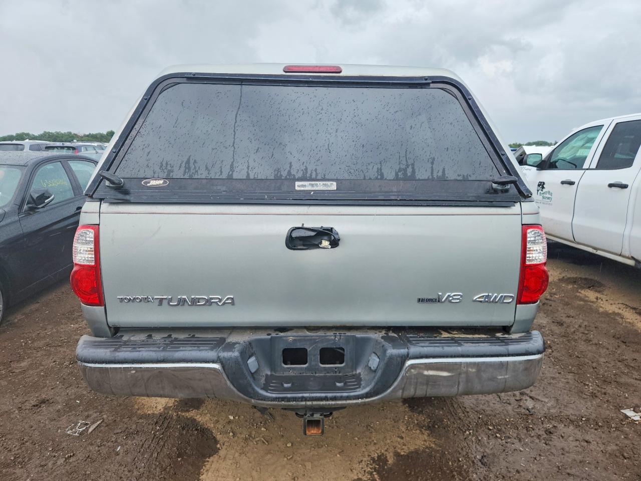 2005 Toyota Tundra Access Cab Sr5 Silver vin: 5TBBT44145S472807