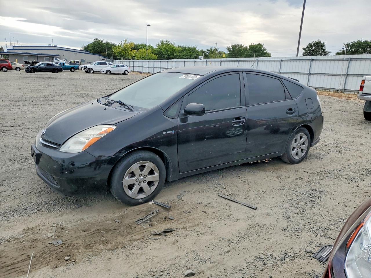 2006 Toyota Prius Base Black vin: JTDKB20U467504794