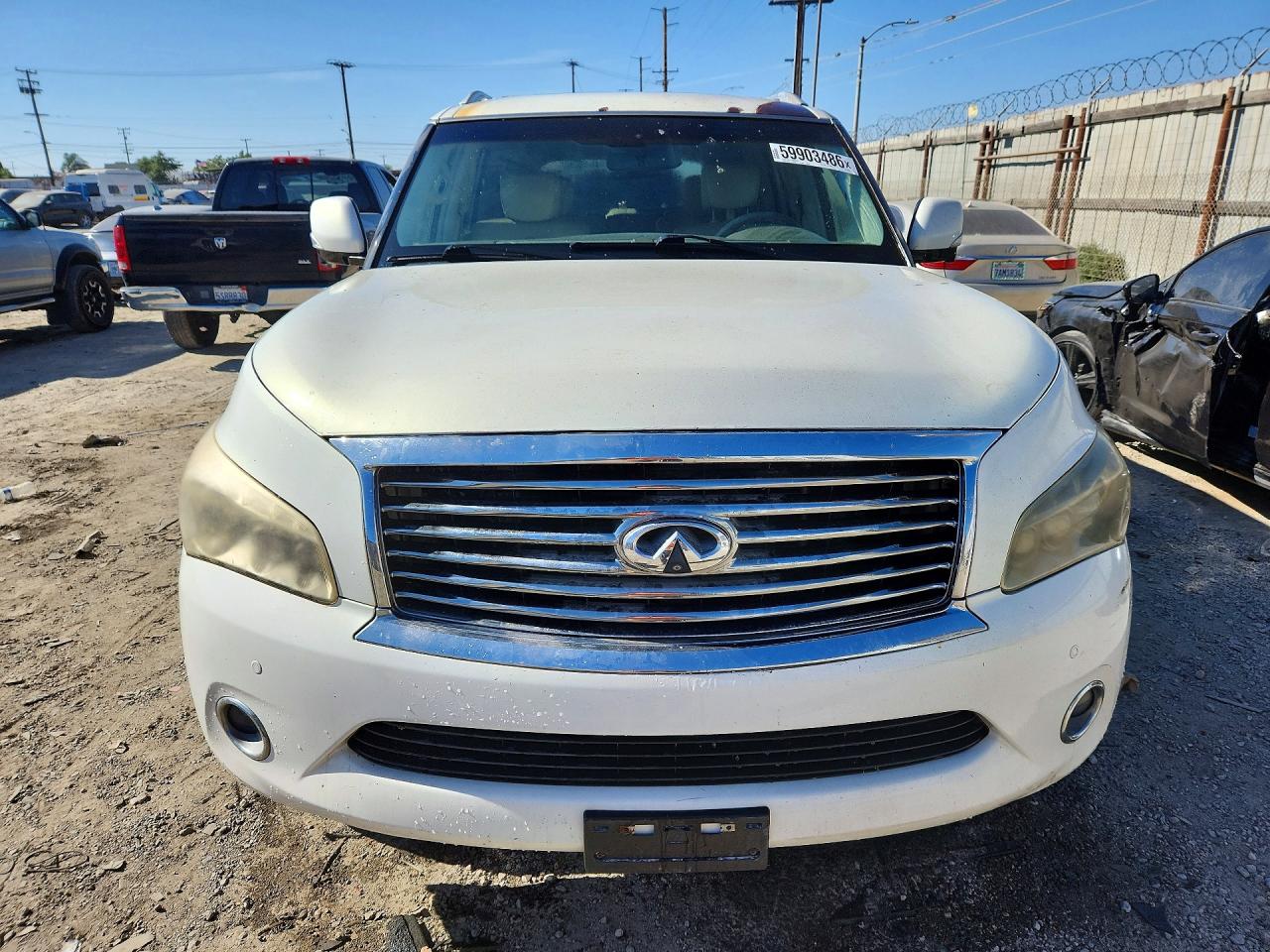2011 Infiniti Qx56 Base White vin: JN8AZ2NF8B9501918