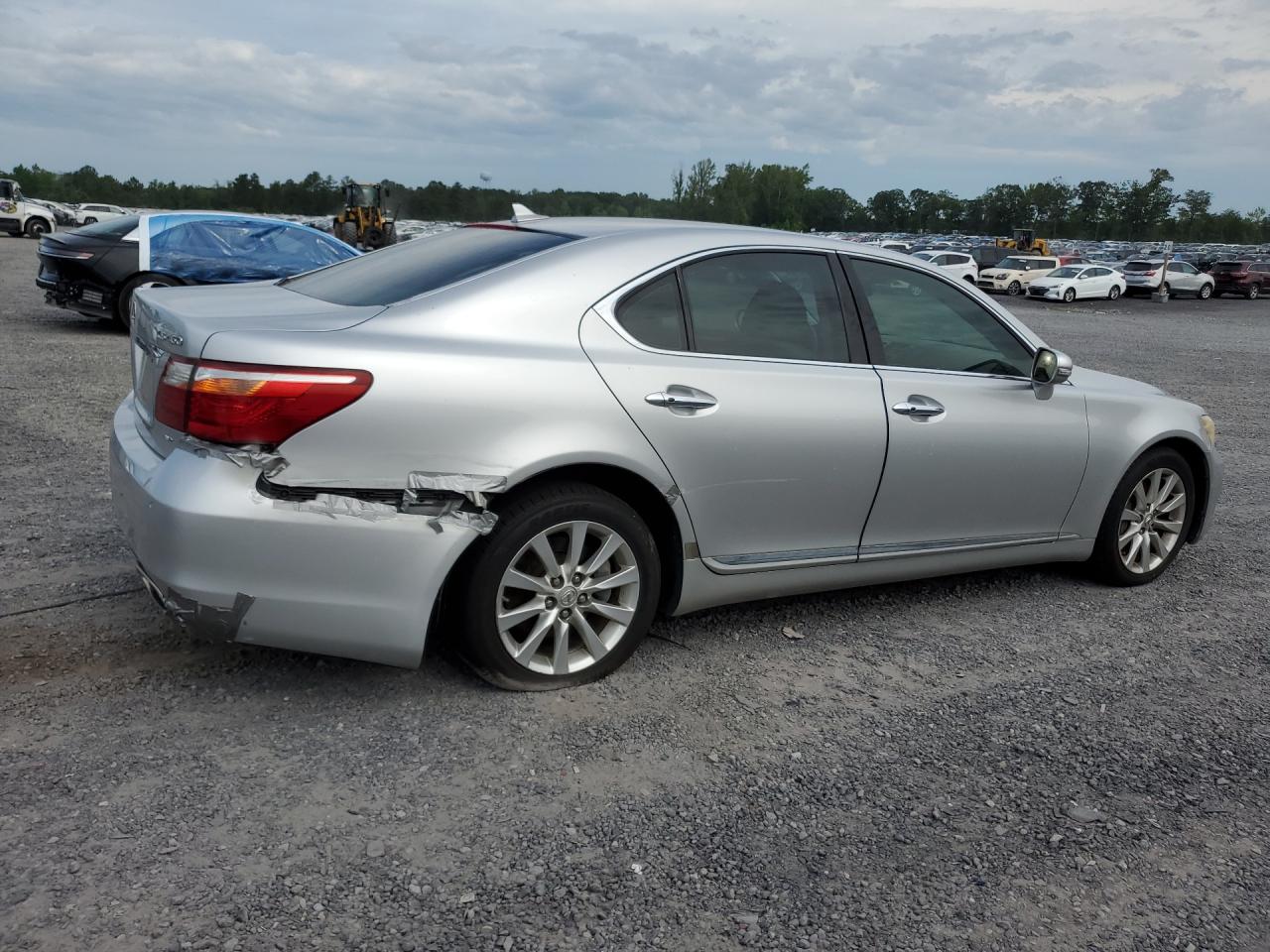 2010 Lexus Ls 460 Silver vin: JTHCL5EF4A5007356