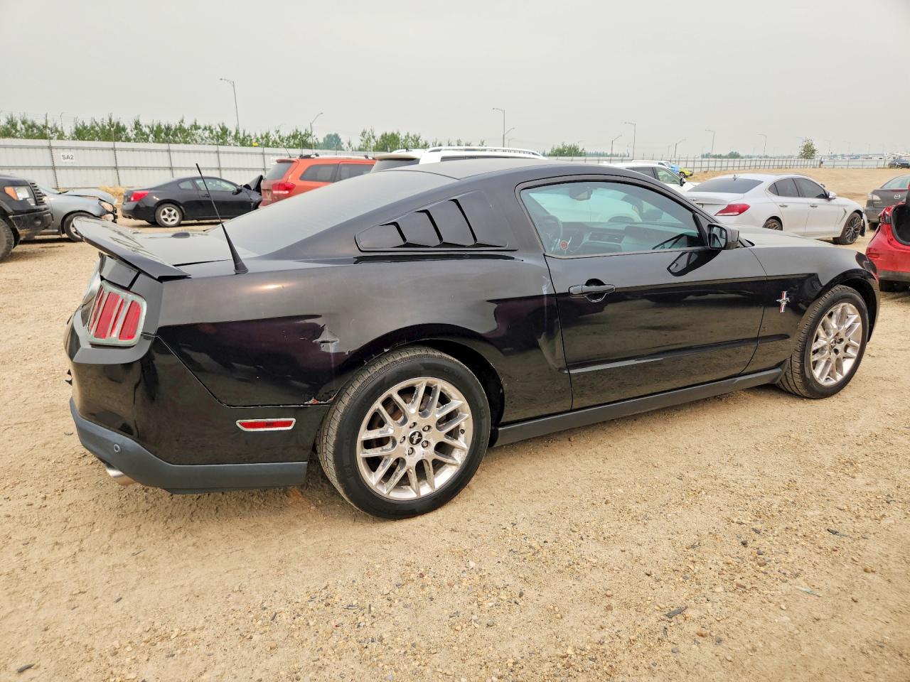 2012 Ford Mustang Black vin: 1ZVBP8AM9C5219144