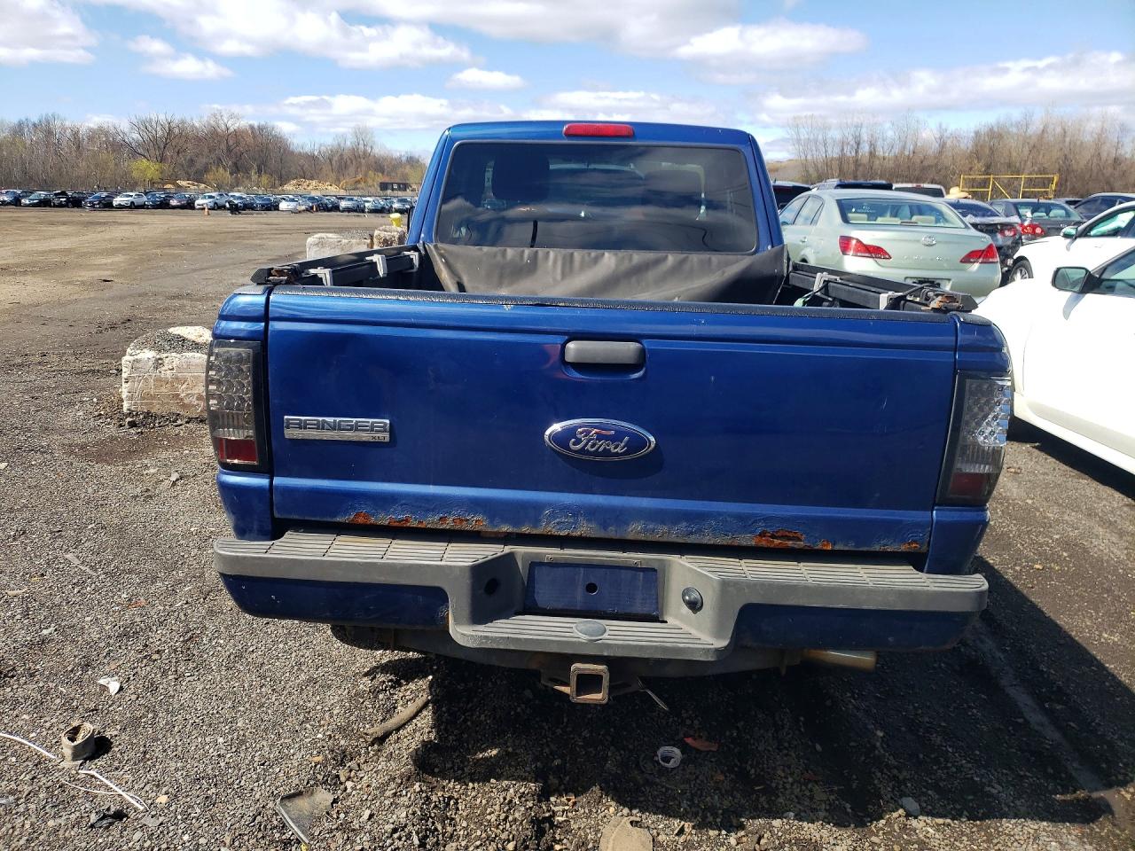 2010 Ford Ranger Super Cab Синий vin: 1FTLR4FE2APA25715