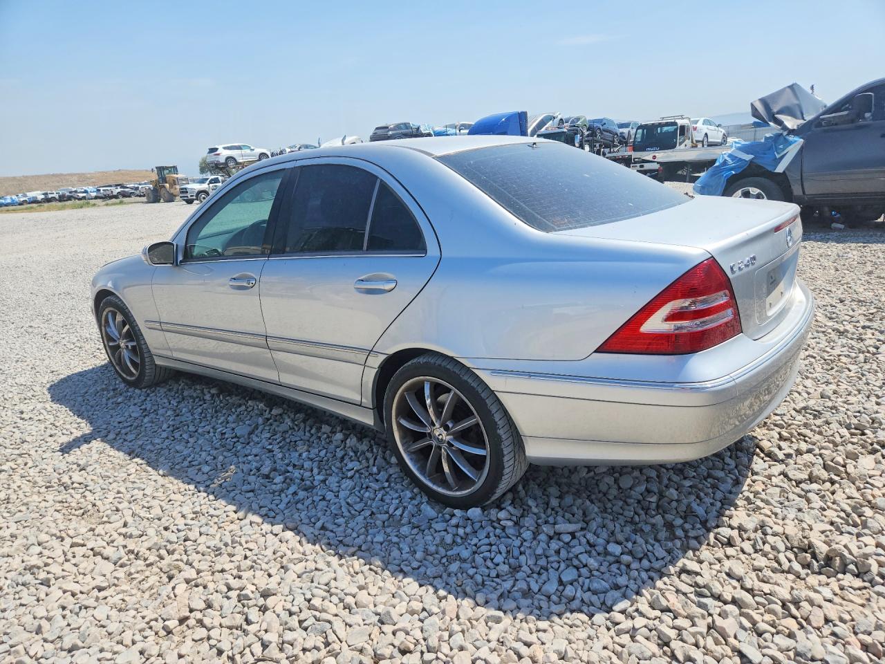 2005 Mercedes-benz C 240 Silver vin: WDBRF61J75F580768