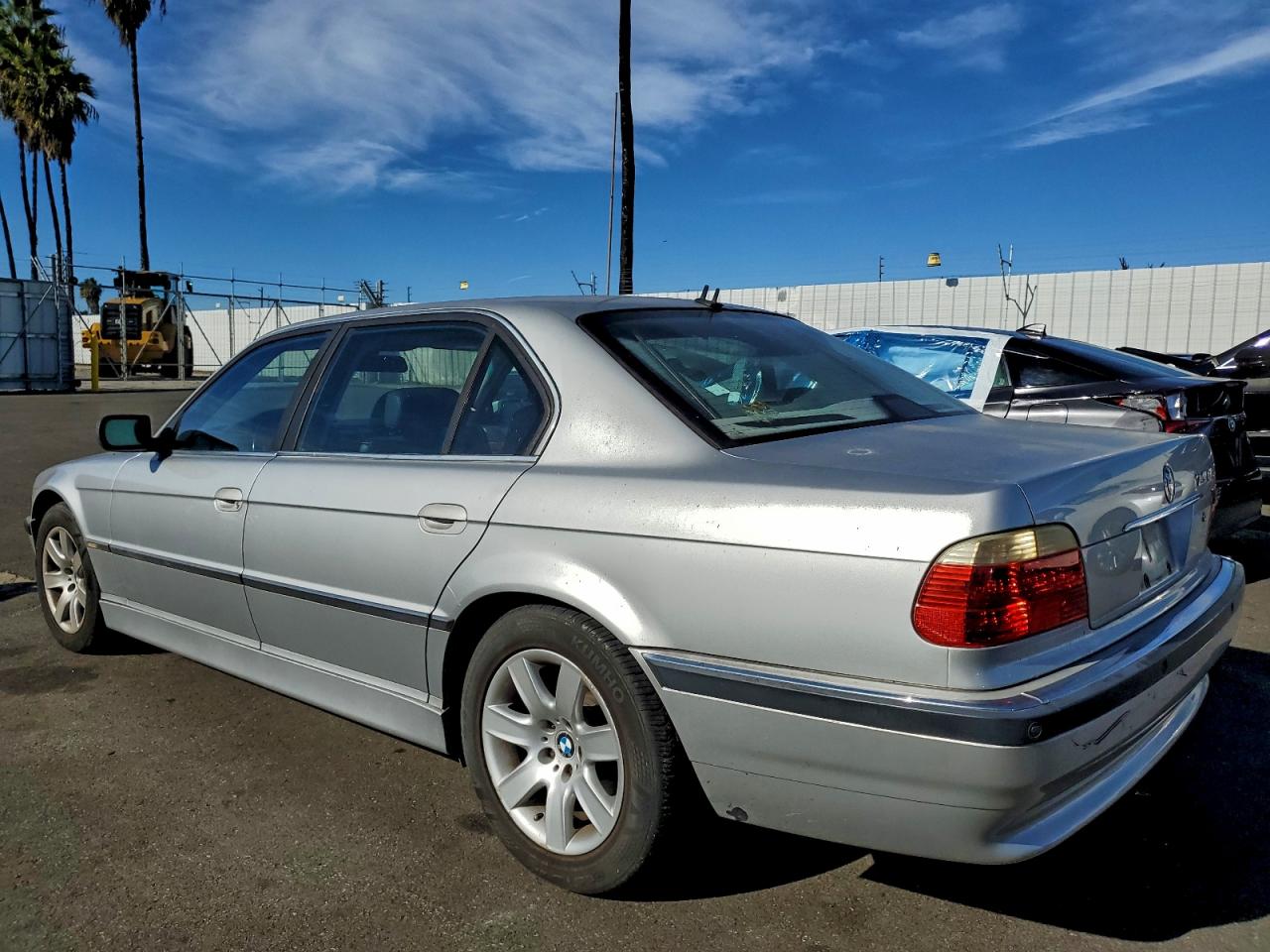 2001 Bmw 740 Il Silver vin: WBAGH83461DP18101