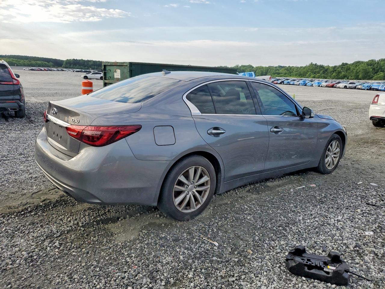 2018 Infiniti Q50 2.0t Pure Gray vin: JN1CV7AP8JM241420