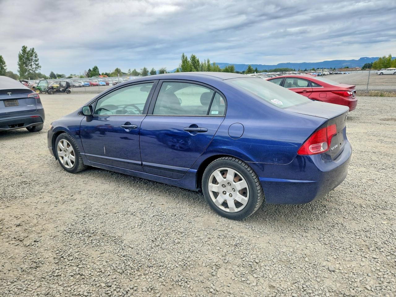 2006 Honda Civic Lx Blue vin: 1HGFA16526L137188
