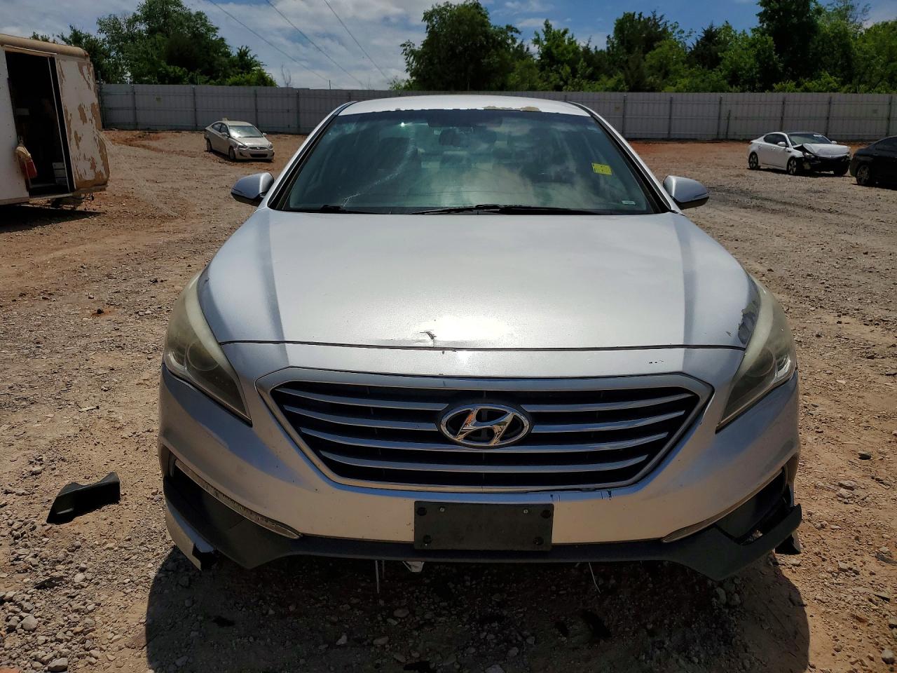 2015 Hyundai Sonata Sport Silver vin: 5NPE34AF4FH114795